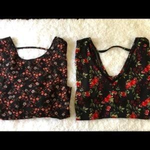 Lot of 2 Women's DR2 Blouses Size Large Petite